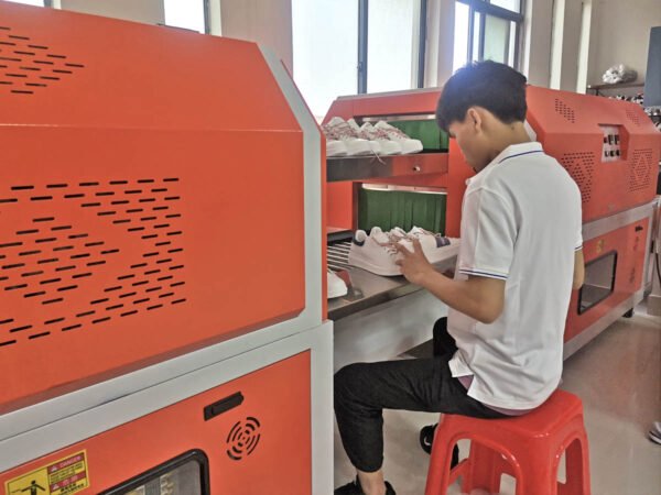 Shoe Material Assembly and Shaping